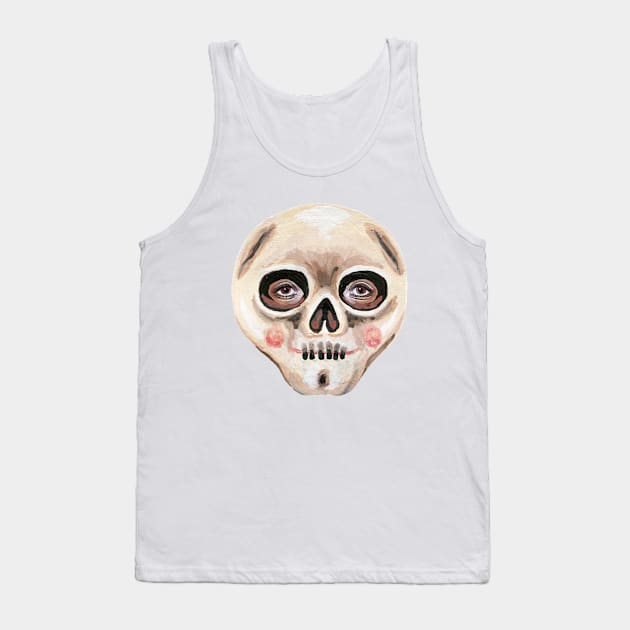 Skull face Tank Top by KayleighRadcliffe